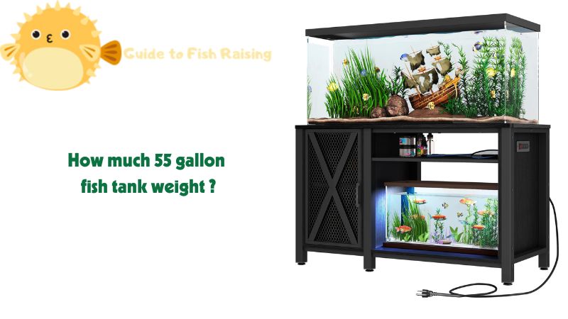 How much 55 gallon fish tank weight ?