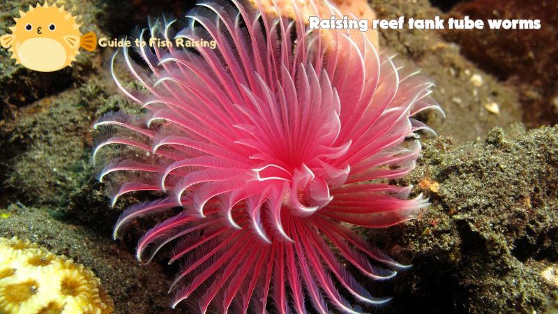 Raising reef tank tube worms