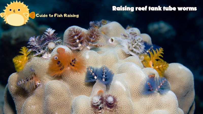 Raising reef tank tube worms